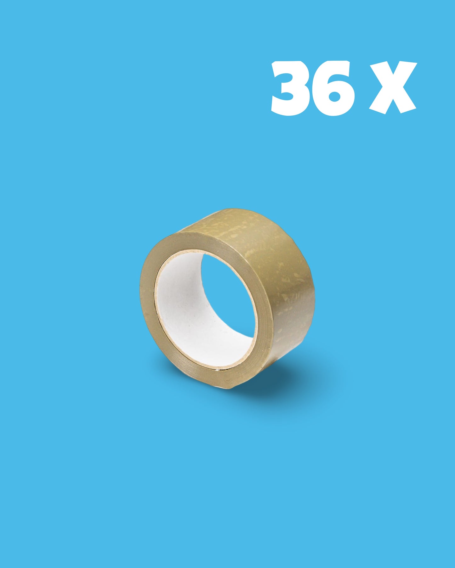 36 x Packband PP Klebeband – 48mm X 66m braun