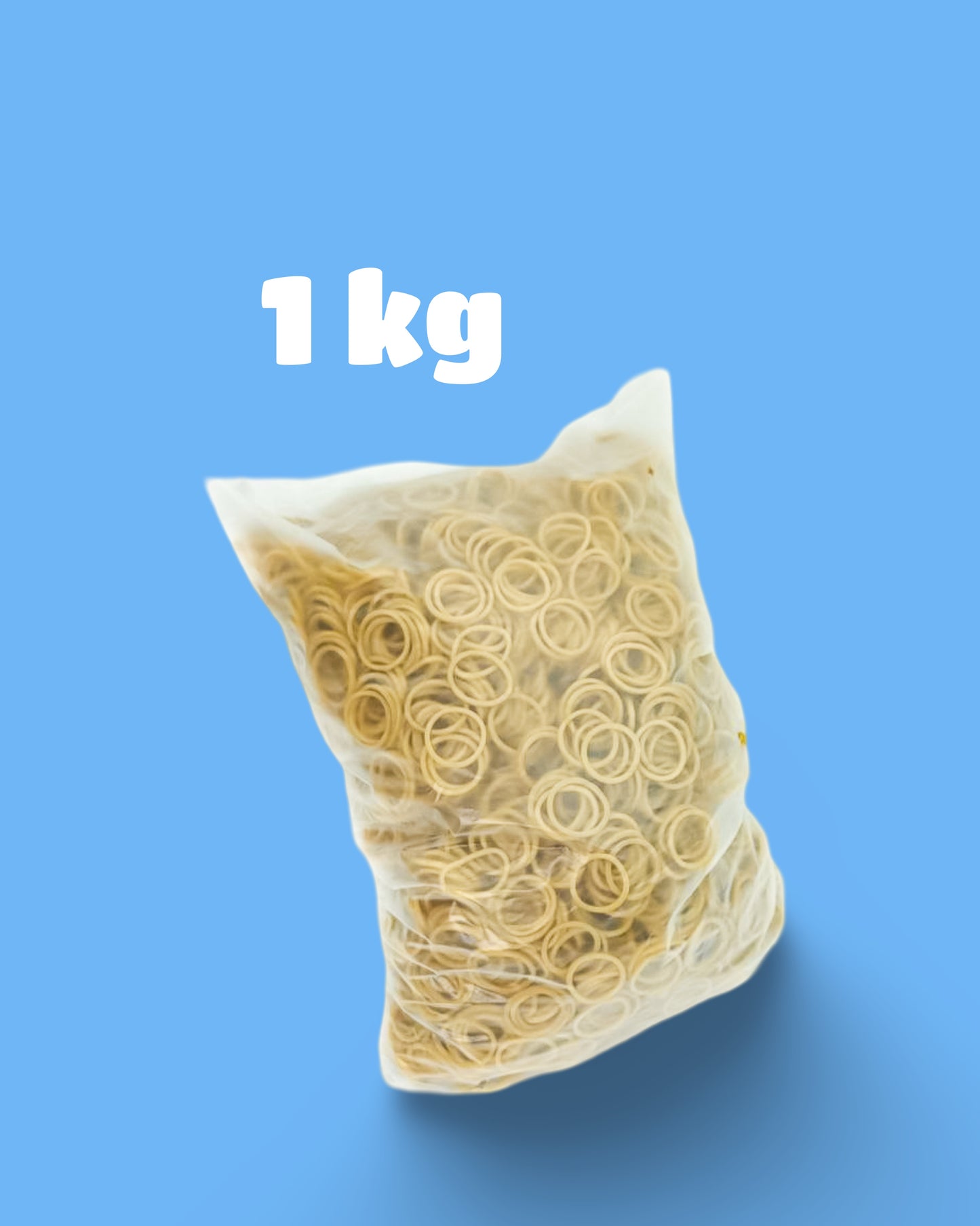 1kg Gummiringe Naturkautschuk Gummibänder Haushaltgummis natur