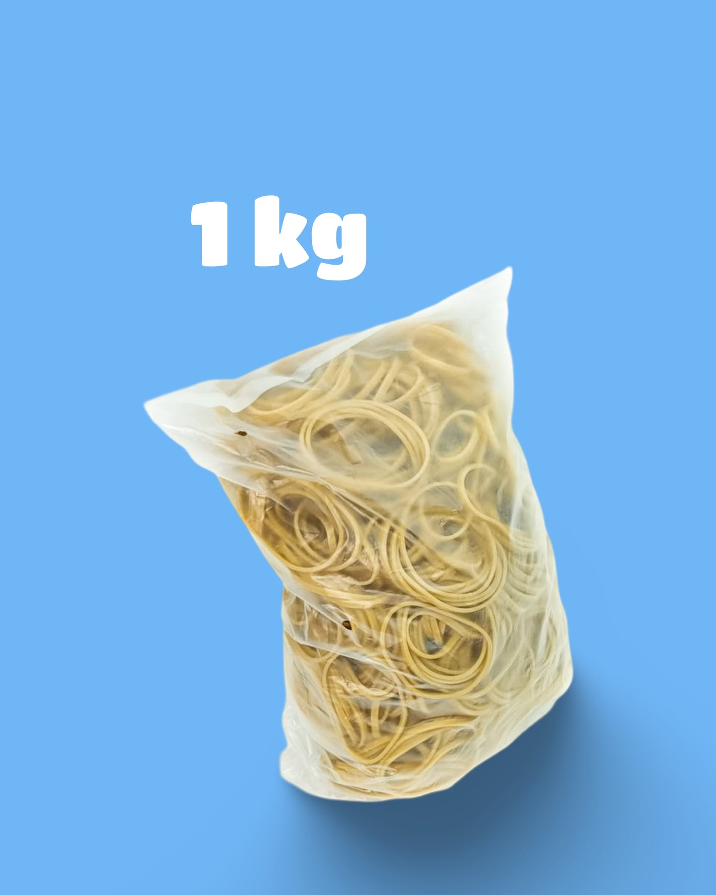 1kg Gummiringe Naturkautschuk Gummibänder Haushaltgummis natur