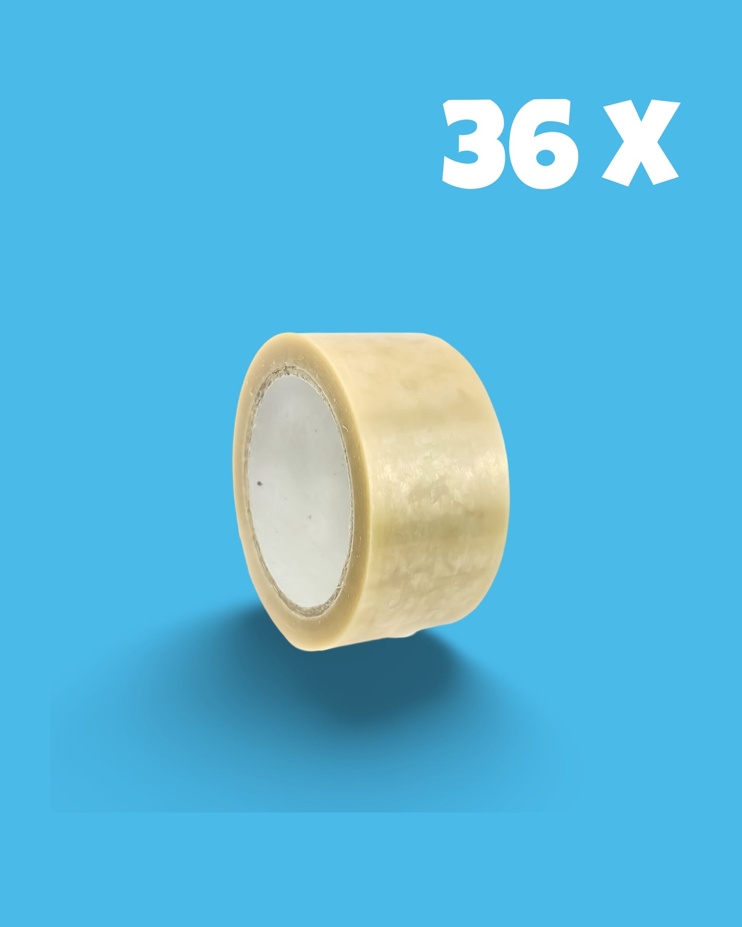 36 x Packband PP Klebeband – 48mm X 66m transparent