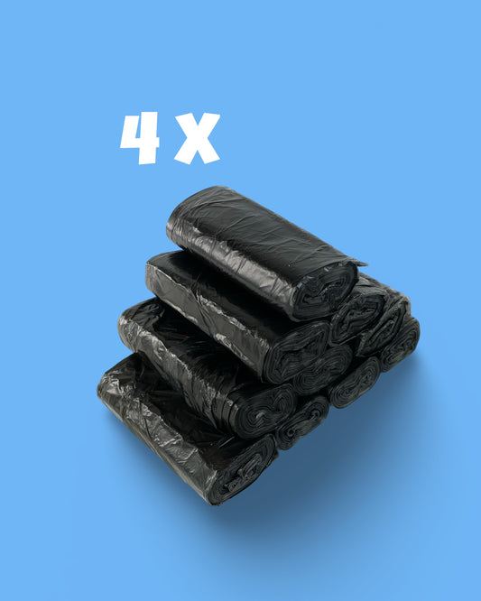1200 x Müllbeutel 25 Liter WC Müllsäcke 46cm x 56cm schwarz