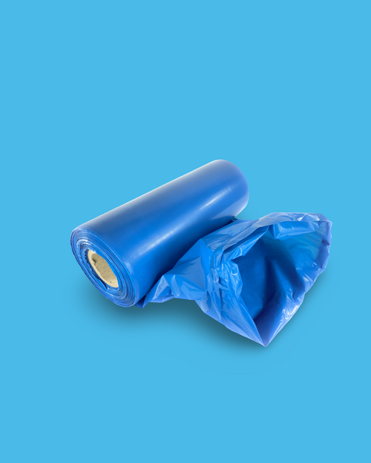 Schlauchfolie 500mm x 250m x 50my 15kg blau