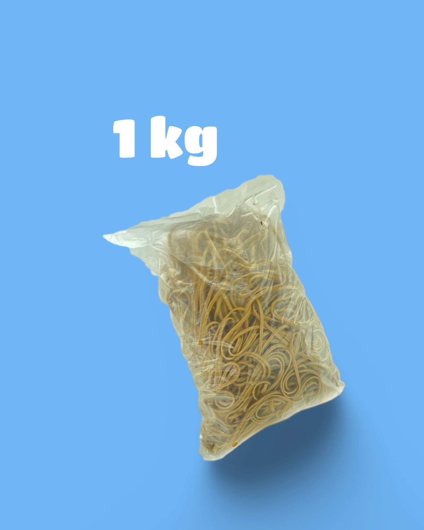 1kg Gummiringe Naturkautschuk Gummibänder Haushaltgummis natur