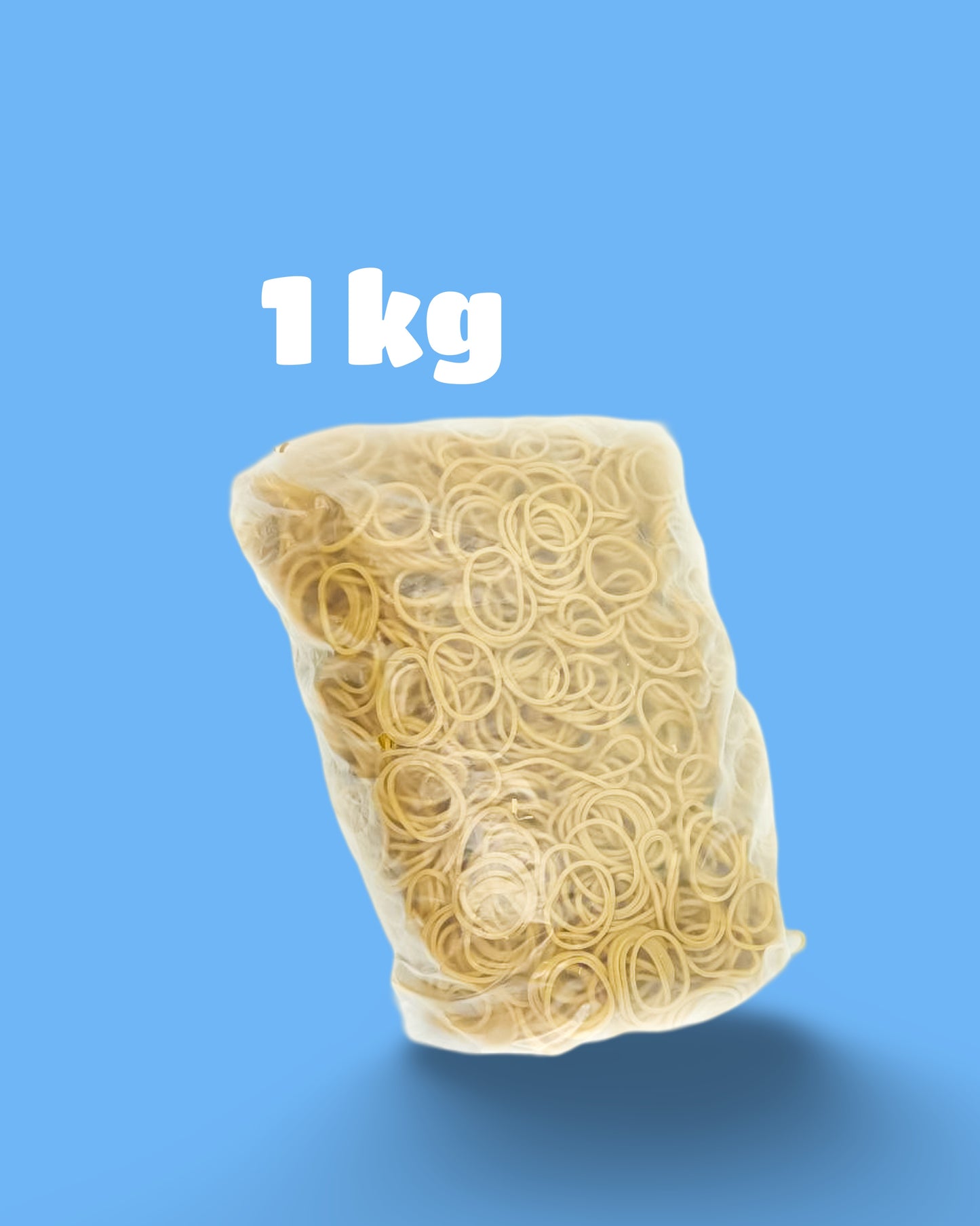 1kg Gummiringe Naturkautschuk Gummibänder Haushaltgummis natur