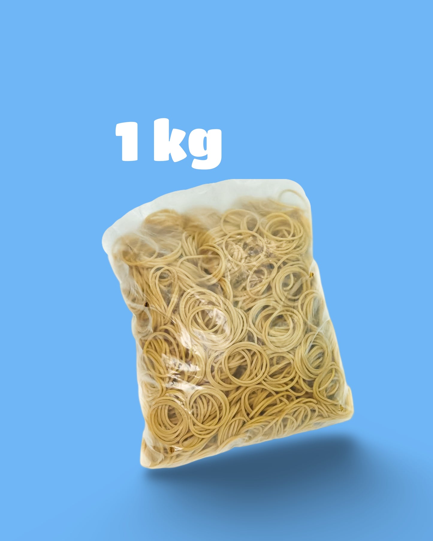 1kg Gummiringe Naturkautschuk Gummibänder Haushaltgummis natur