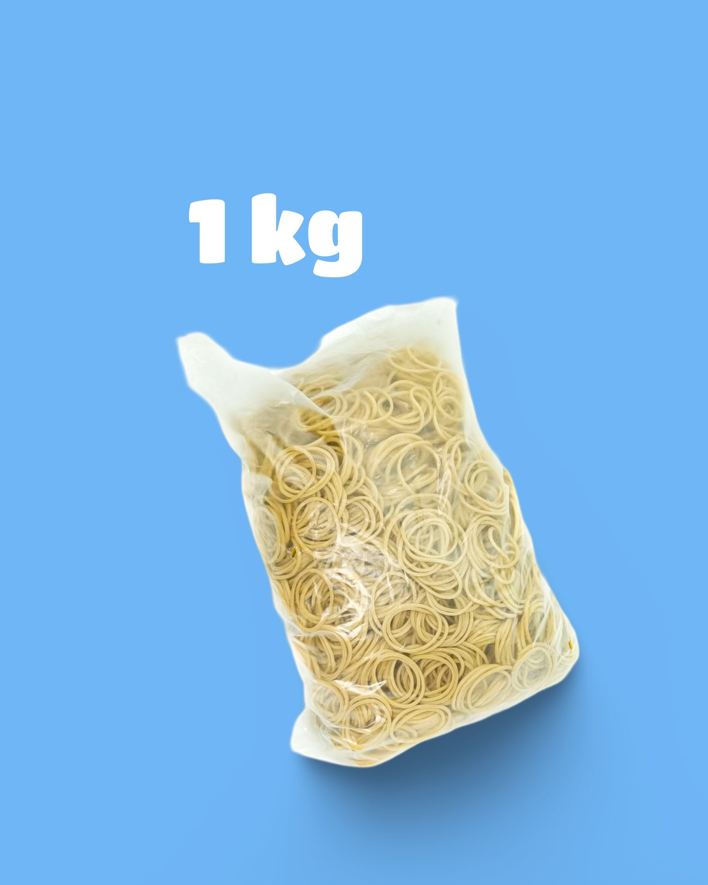 1kg Gummiringe Naturkautschuk Gummibänder Haushaltgummis natur