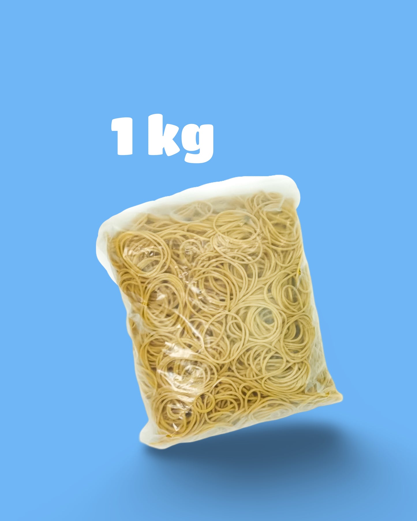 1kg Gummiringe Naturkautschuk Gummibänder Haushaltgummis natur