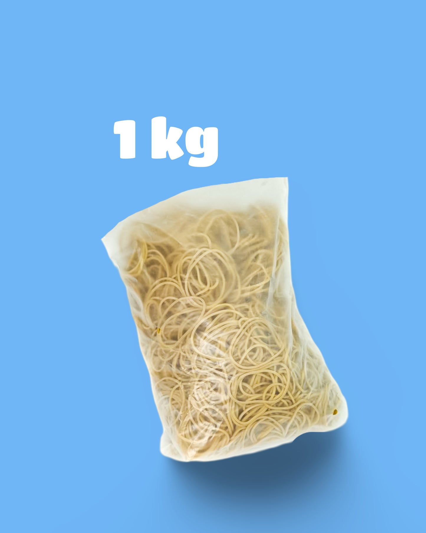 1kg Gummiringe Naturkautschuk Gummibänder Haushaltgummis natur