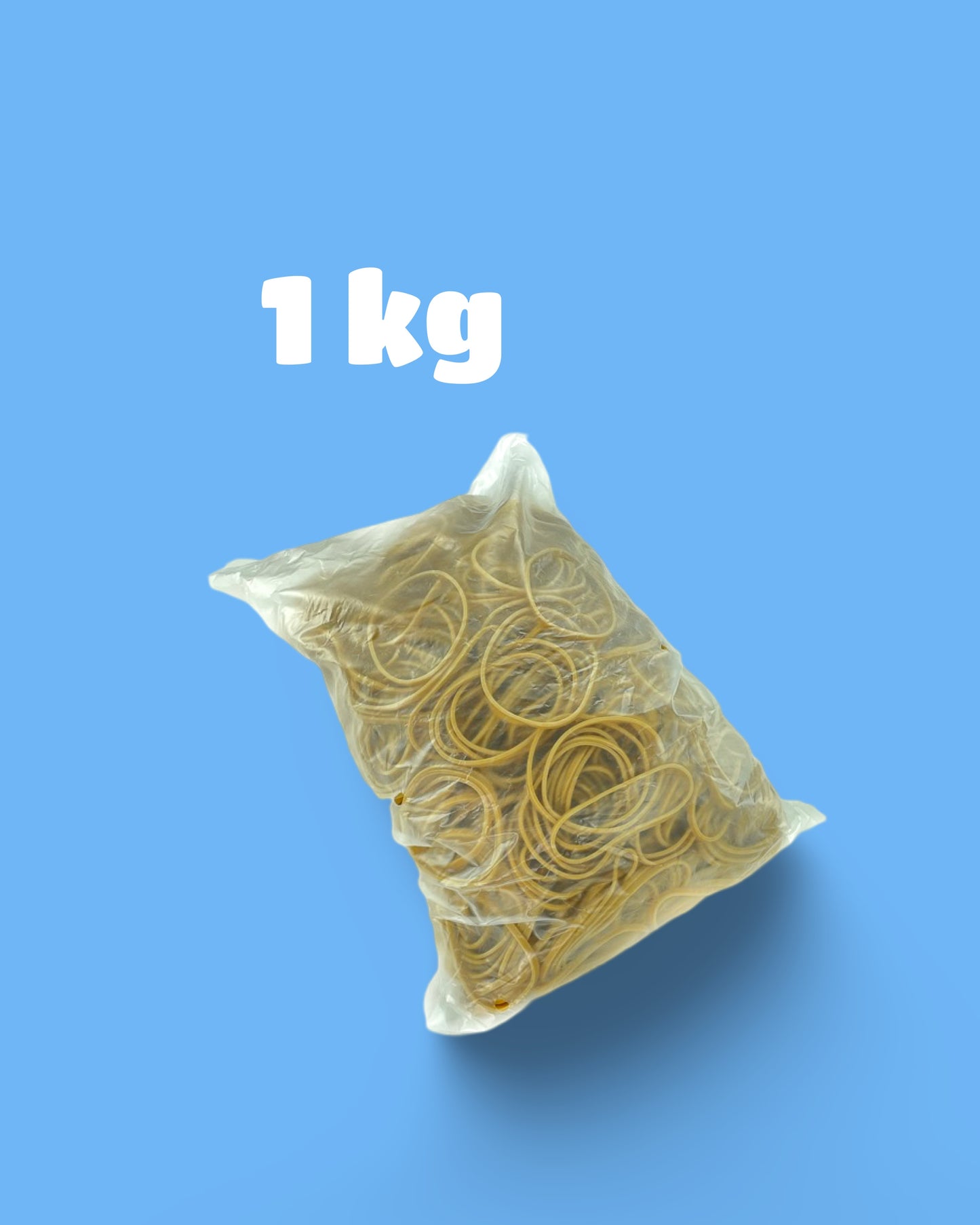 1kg Gummiringe Naturkautschuk Gummibänder Haushaltgummis natur