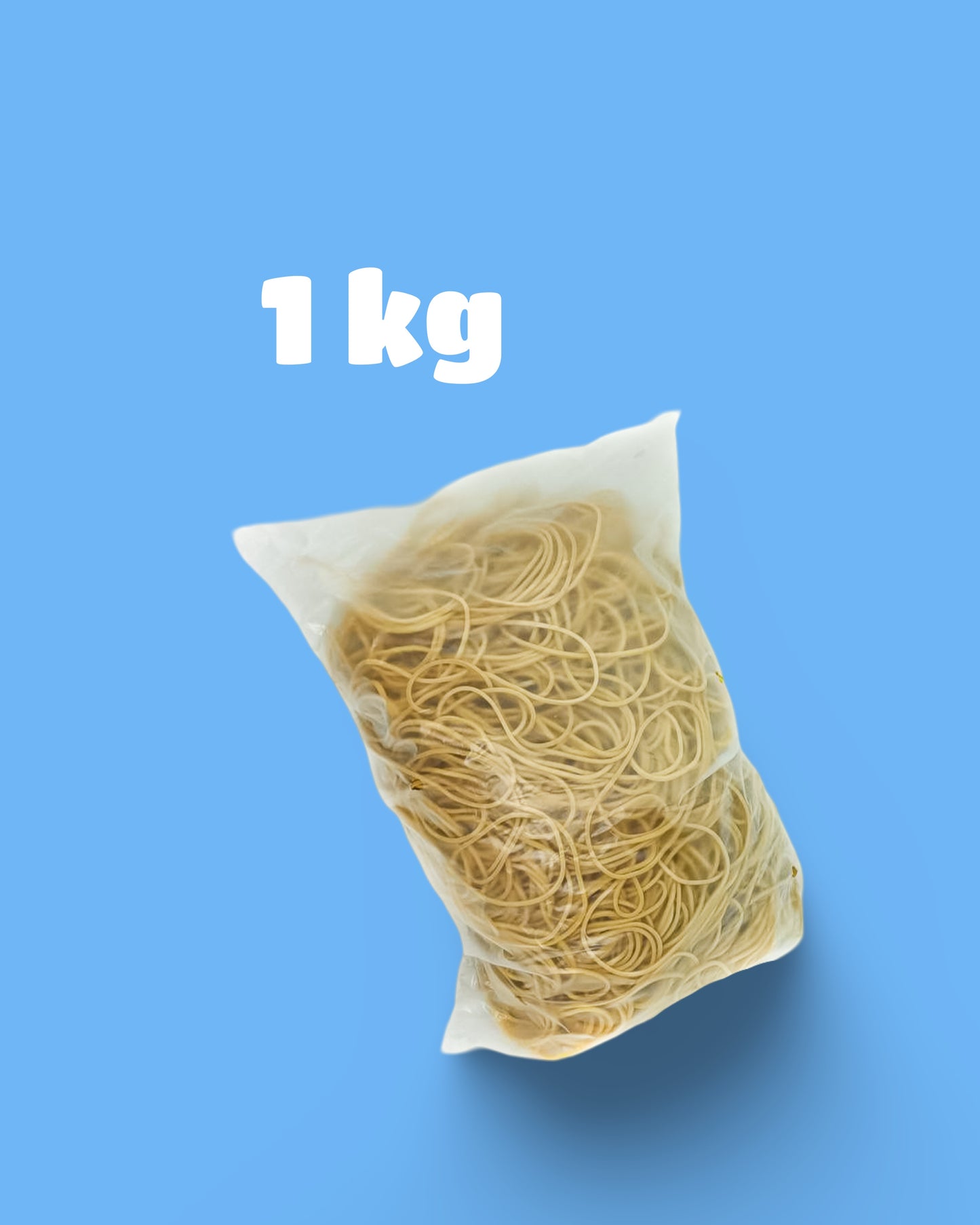 1kg Gummiringe Naturkautschuk Gummibänder Haushaltgummis natur