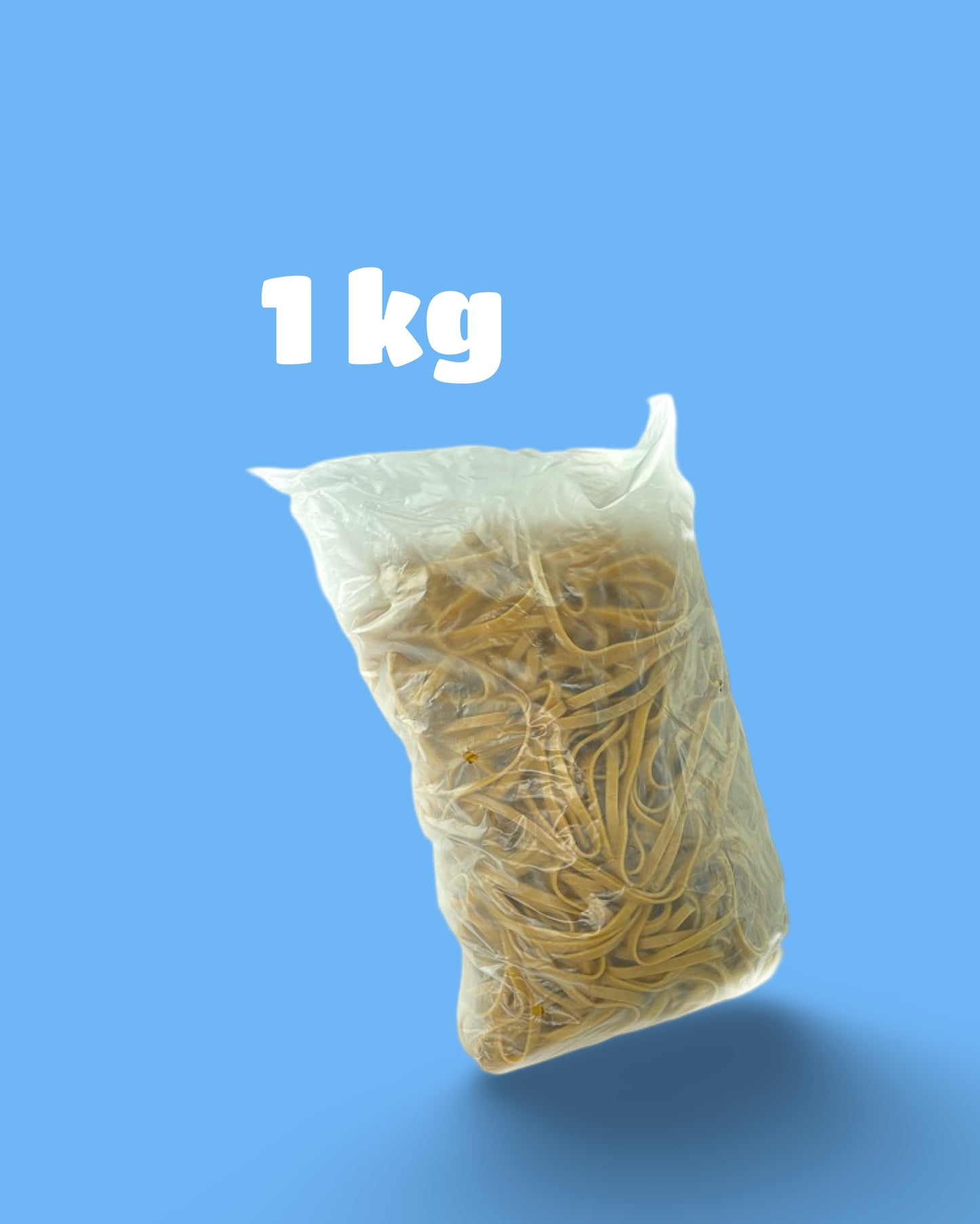 1kg Gummiringe Naturkautschuk Gummibänder Haushaltgummis natur